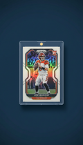 Vintage Trading Card Gold Foil